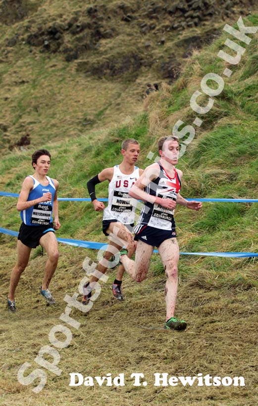 Calum Johnson (GB), junior mens 2013 BUPA Great Edinburgh Cross Country.